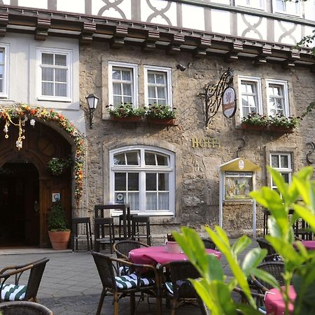 Hotel Brauhaus Zum Löwen Mühlhausen Exterior foto