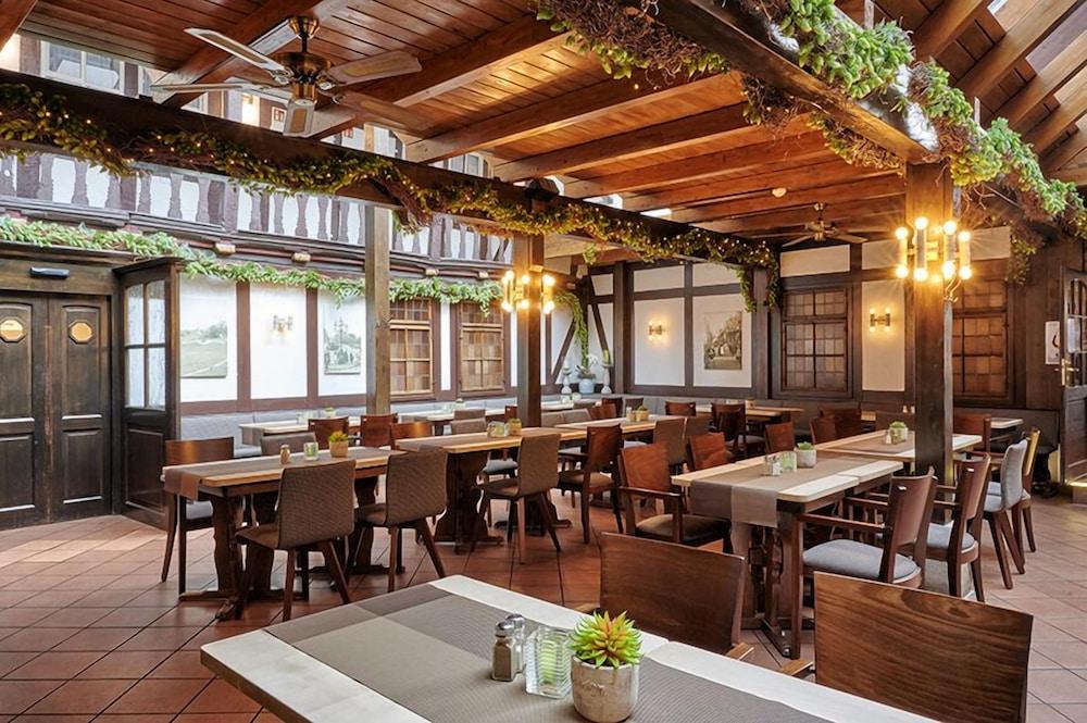 Hotel Brauhaus Zum Löwen Mühlhausen Exterior foto